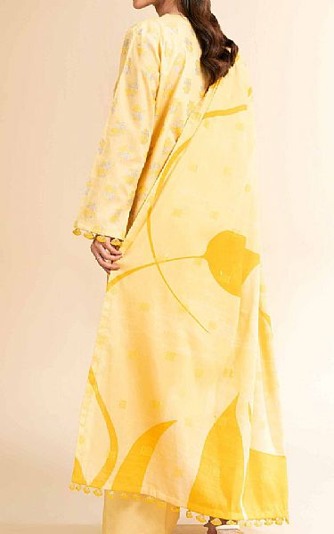 Nishat Yellow Jacquard Suit | Pakistani Lawn Dress in USA- Image 2