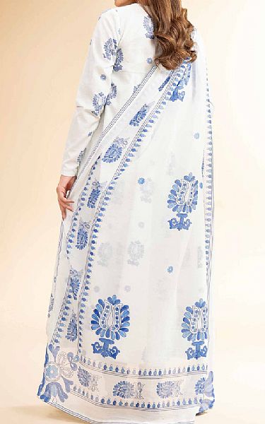 Nishat Off White Jacquard Suit | Pakistani Lawn Dress in USA- Image 2