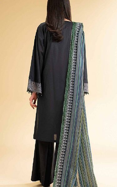Nishat Black Cambric Suit | Pakistani Lawn Dress in USA- Image 2
