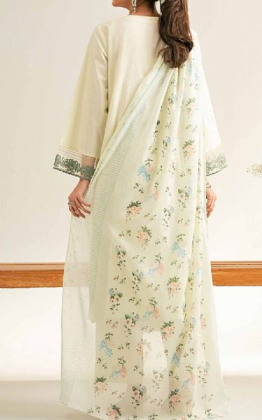 Nishat Off White Cambric Suit | Pakistani Lawn Dress in USA- Image 2