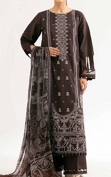 Nishat Black Cambric Suit | Pakistani Lawn Dress in USA- Image 1