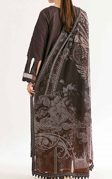 Nishat Black Cambric Suit | Pakistani Lawn Dress in USA- Image 2