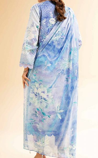 Nishat Blue Lawn Suit | Pakistani Lawn Dress in USA- Image 2