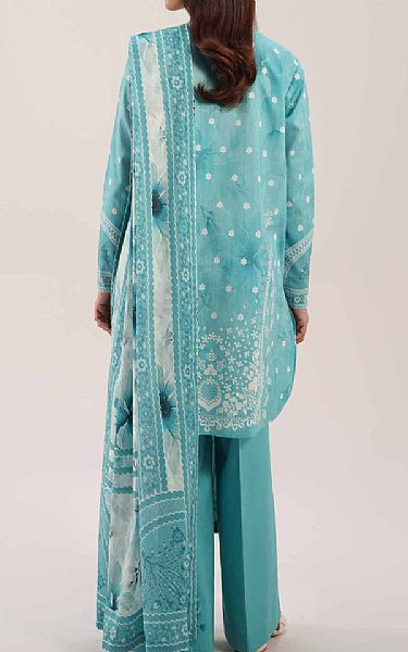 Nishat Cyan`Lawn Suit (2 pcs) | Pakistani Lawn Dress in USA- Image 2