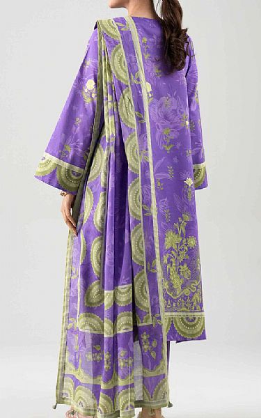 Nishat Pastel Purple Lawn Suit (2 pcs) | Pakistani Lawn Dress in USA- Image 2