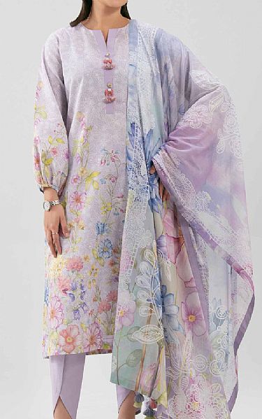 Nishat Lilac Lawn Suit (2 pcs) | Pakistani Lawn Dress in USA- Image 1