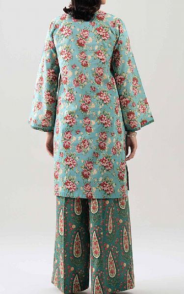 Nishat Aqua Lawn Suit (2 pcs) | Pakistani Lawn Dress in USA- Image 2