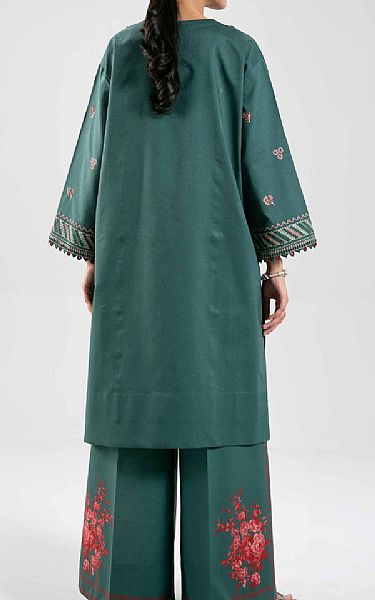 Nishat Mineral Green Cambric Suit (2 pcs) | Pakistani Lawn Dress in USA- Image 2