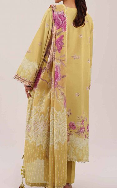 Nishat Sand Gold Lawn Suit | Pakistani Lawn Dress in USA- Image 2