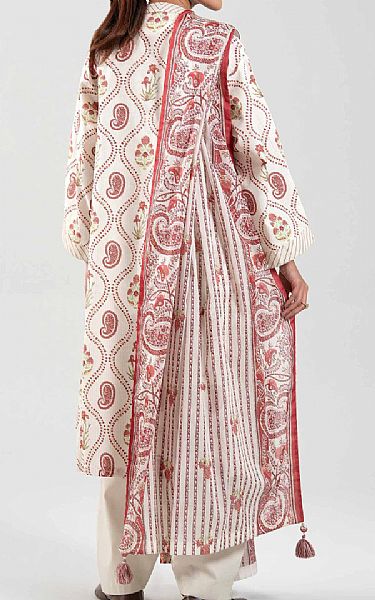 Nishat Off White Lawn Suit | Pakistani Lawn Dress in USA- Image 2