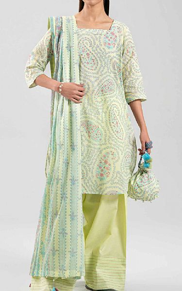 Nishat Cream Lawn Suit | Pakistani Lawn Dress in USA- Image 1