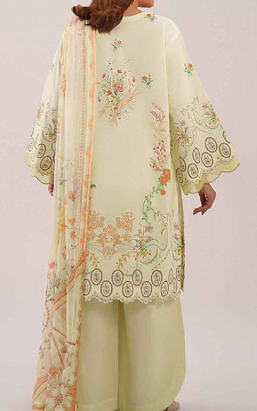 Nishat Cream Lawn Suit | Pakistani Lawn Dress in USA- Image 2