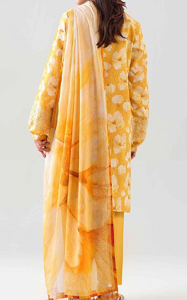 Nishat Orange Lawn Suit | Pakistani Lawn Dress in USA- Image 2