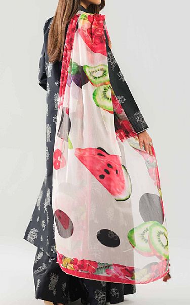 Nishat Black Lawn Suit | Pakistani Lawn Dress in USA- Image 2