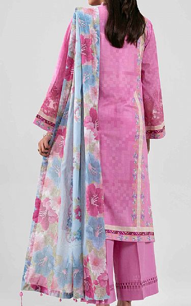 Nishat Pink Lawn Suit | Pakistani Lawn Dress in USA- Image 2