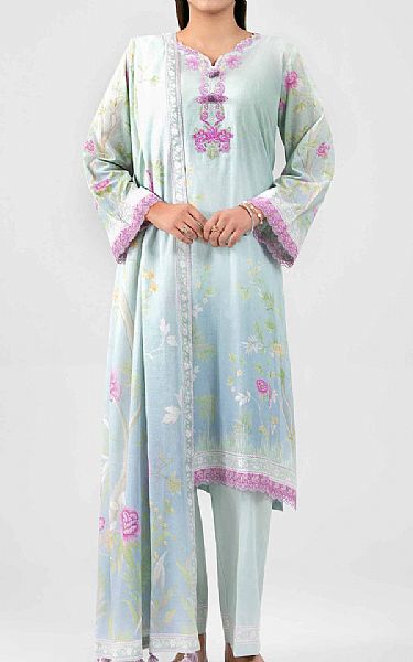 Nishat Sea Mist Lawn Suit | Pakistani Lawn Dress in USA- Image 1