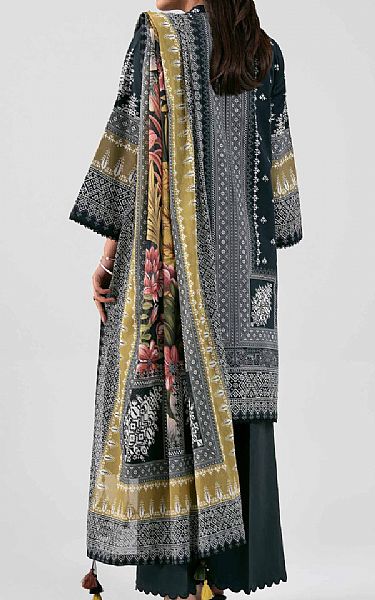 Nishat Black/Off White Lawn Suit | Pakistani Lawn Dress in USA- Image 2
