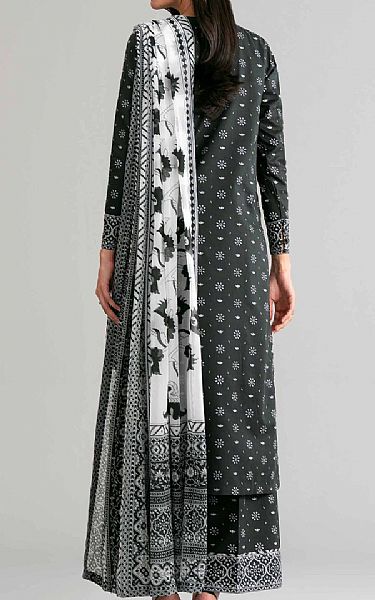 Nishat Black Lawn Suit | Pakistani Lawn Dress in USA- Image 2