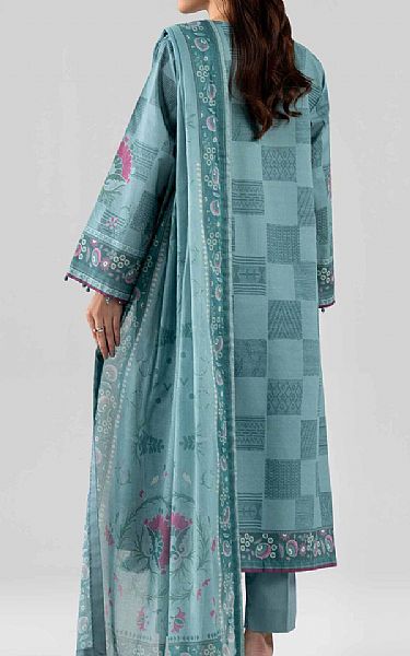 Nishat Moonstone Blue Lawn Suit (2 pcs) | Pakistani Lawn Dress in USA- Image 2
