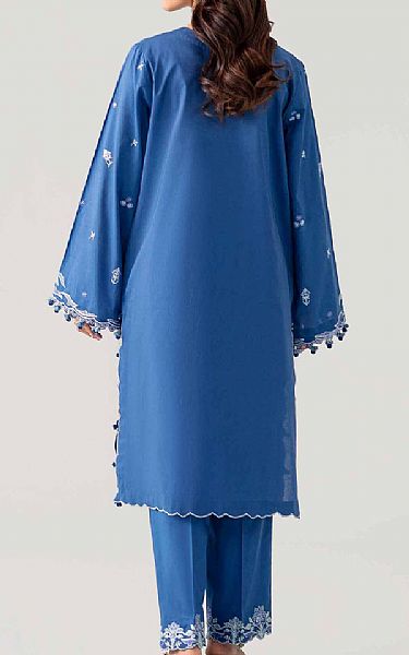 Nishat Blue Lawn Suit (2 pcs) | Pakistani Lawn Dress in USA- Image 2