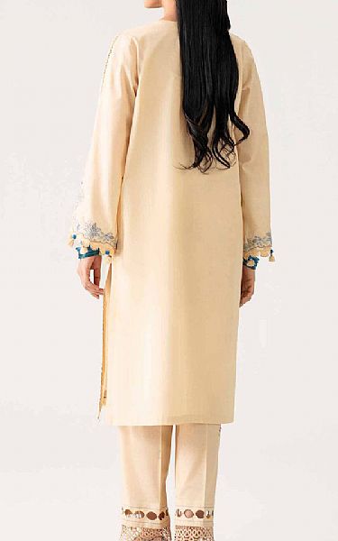 Nishat Ivory Lawn Suit (2 pcs) | Pakistani Lawn Dress in USA- Image 2