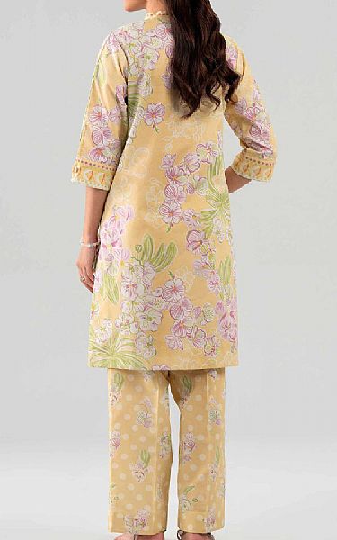 Nishat Sand Gold Lawn Suit (2 pcs) | Pakistani Lawn Dress in USA- Image 2
