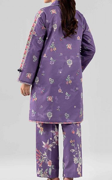 Nishat Dusty Purple Lawn Suit (2 pcs) | Pakistani Lawn Dress in USA- Image 2