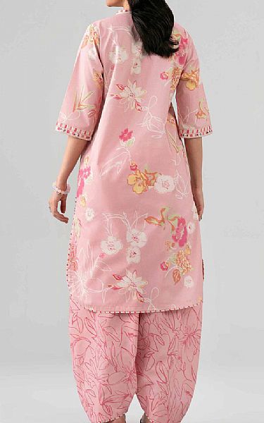 Nishat Light Pink Lawn Suit (2 pcs) | Pakistani Lawn Dress in USA- Image 2