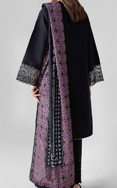 Nishat Black Lawn Suit | Pakistani Lawn Dress in USA- Image 2