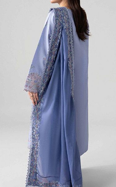 Nishat Blue Haze Lawn Suit | Pakistani Lawn Dress in USA- Image 2