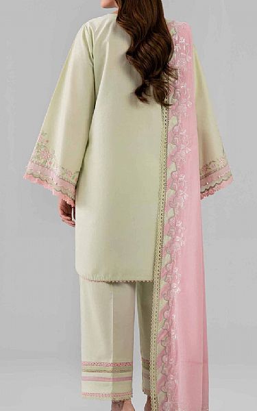 Nishat Beige Lawn Suit | Pakistani Lawn Dress in USA- Image 2