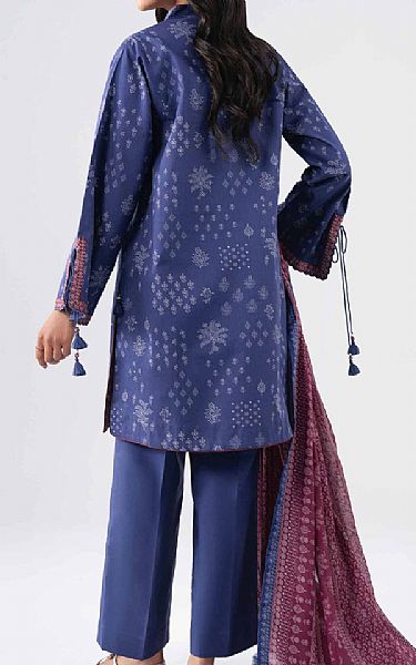 Nishat Navy Blue Lawn Suit | Pakistani Lawn Dress in USA- Image 2