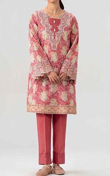 Nishat Coral Lawn Suit (2 pcs) | Pakistani Lawn Dress in USA- Image 1