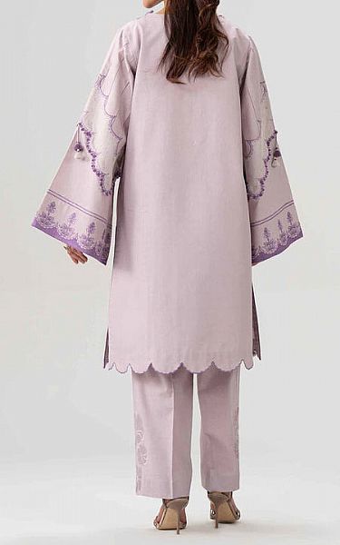 Nishat Lavender Lawn Suit (2 pcs) | Pakistani Lawn Dress in USA- Image 2