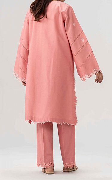 Nishat Peach Lawn Suit (2 pcs) | Pakistani Lawn Dress in USA- Image 2