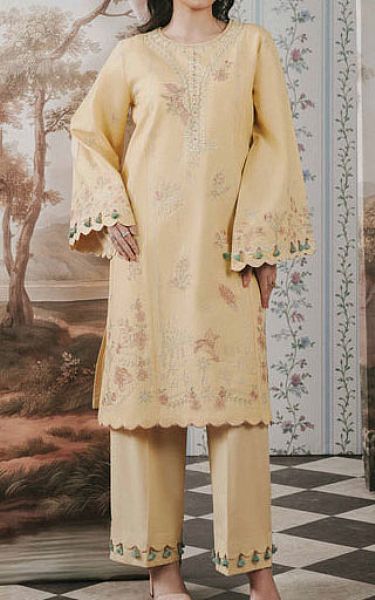 Nishat Ivory Lawn Suit (2 pcs) | Pakistani Lawn Dress in USA- Image 1