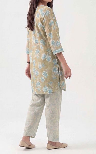 Nishat Turquoise/Grey Lawn Suit (2 pcs) | Pakistani Lawn Dress in USA- Image 2
