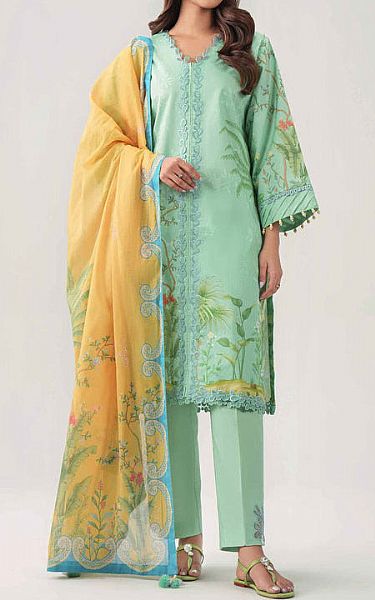 Nishat Aqua Lawn Suit | Pakistani Lawn Dress in USA- Image 1