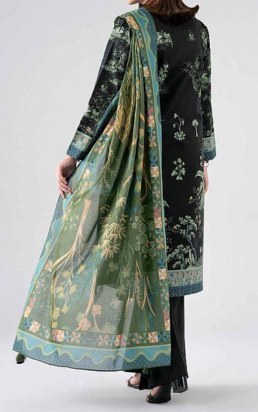 Nishat Black Lawn Suit | Pakistani Lawn Dress in USA- Image 2