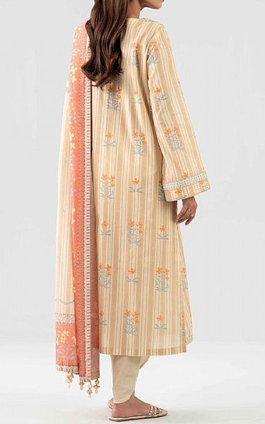 Nishat Ivory Lawn Suit | Pakistani Lawn Dress in USA- Image 2