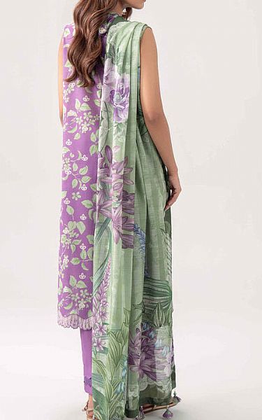 Nishat Purple Lawn Suit | Pakistani Lawn Dress in USA- Image 2