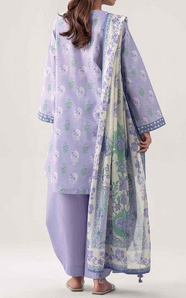 Nishat Lavender Lawn Suit | Pakistani Lawn Dress in USA- Image 2