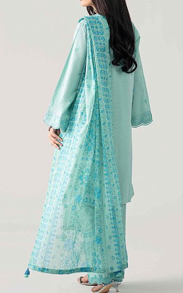 Nishat Aqua Lawn Suit | Pakistani Lawn Dress in USA- Image 2
