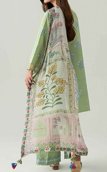 Nishat Mint Green Lawn Suit | Pakistani Lawn Dress in USA- Image 2