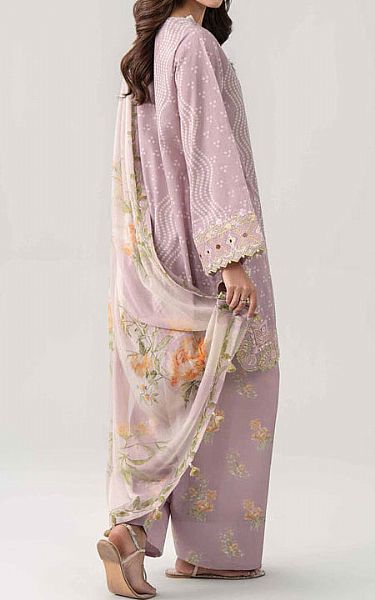 Nishat Lavender Lawn Suit | Pakistani Lawn Dress in USA- Image 2