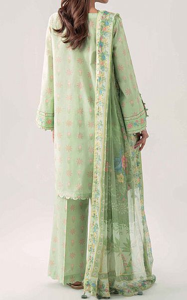 Nishat Mint Green Lawn Suit | Pakistani Lawn Dress in USA- Image 2