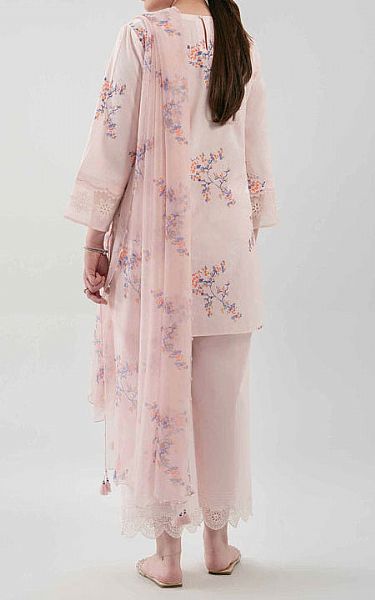 Nishat Pastel Pink Cotton Suit | Pakistani Lawn Dress in USA- Image 2