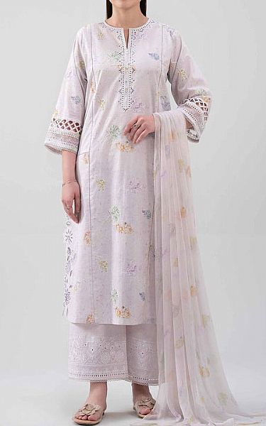 Nishat Lilac Cotton Suit | Pakistani Lawn Dress in USA- Image 1