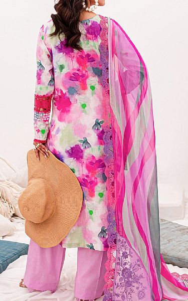 Nureh Pink Lawn Suit | Pakistani Lawn Dress in USA- Image 2