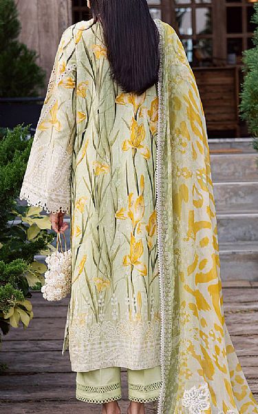 Nureh Sage/Mustard Lawn Suit | Pakistani Lawn Dress in USA- Image 2